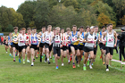 Senior mens 2021 National Cross Country Relays, Berry Hill Park, Mansfield. Photo: David T. Hewitson/Sports for All Pics